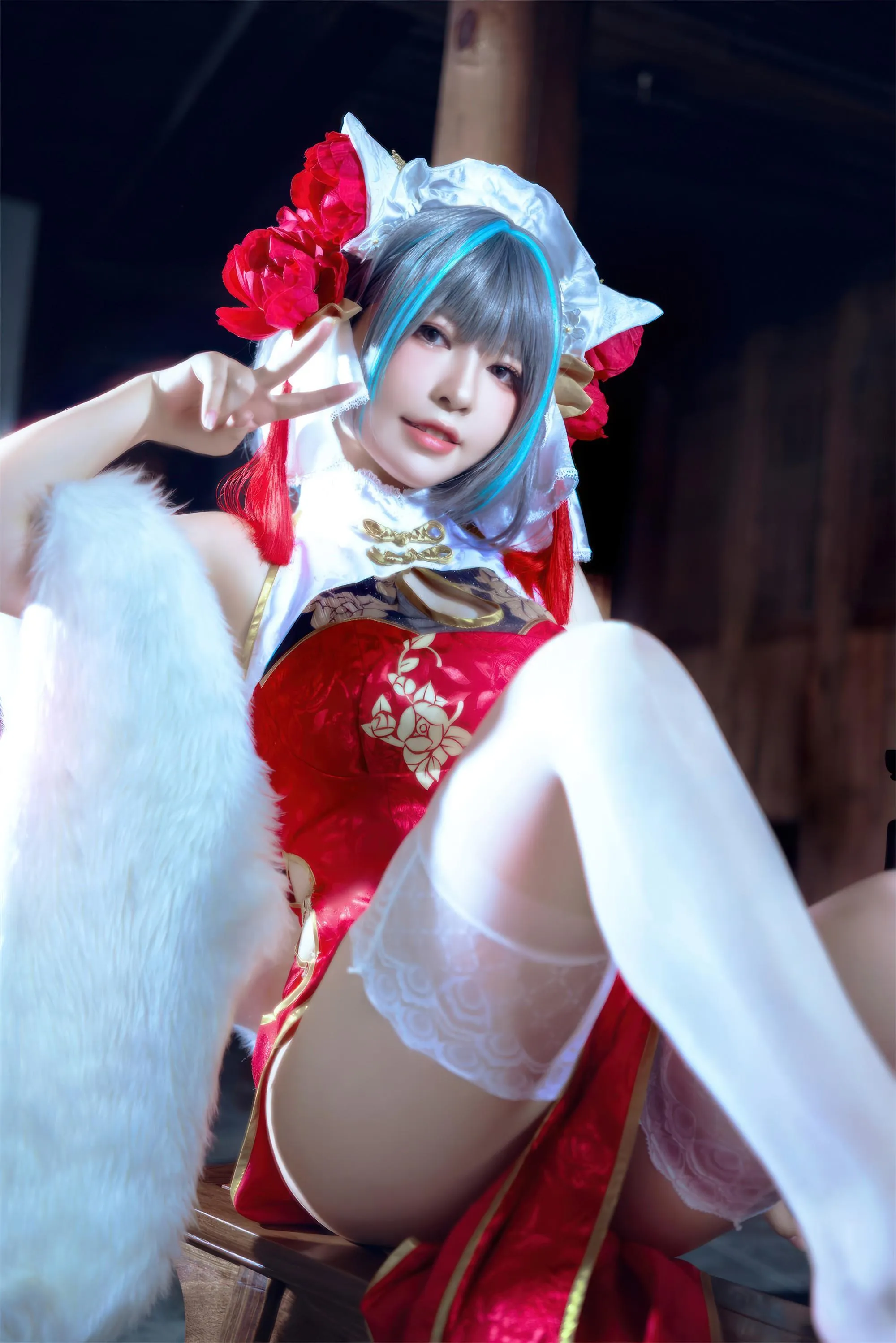 BANBANKO 半半子 – NO.72  柴郡中华娘旗袍 [45P]插图9
